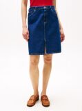Blue Straight Denim Mini Skirt  Women