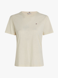 Μπεζ T-Shirt Σε Κανονική Γραμμή  Γυναίκες