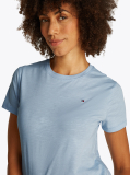 Μπλε T-Shirt Σε Κανονική Γραμμή  Γυναίκες
