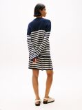 Multi Relaxed Crew Neck Jumper With Silk  Women