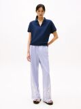 Blue Relaxed Polo Shirt  Women