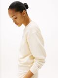 Beige Logo Embroidery Sweatshirt  Women