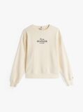Beige Logo Embroidery Sweatshirt  Women