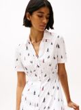Multi Print Cut Out Maxi Shirt Dress  Women