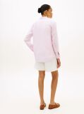 Pink Regular Fit Linen Shirt  Women