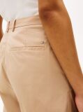 Beige Pleated Bermuda Shorts  Women