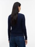 Blue Cable Knit V-Neck Jumper  Women