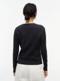 Grey Cable Knit V-Neck Jumper  Women