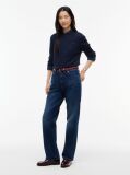 Blue Fine Cable Knit Jumper  Women