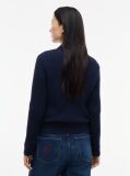 Blue Fine Cable Knit Jumper  Women