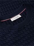 Blue Fine Cable Knit Jumper  Women
