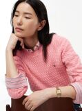 Pink Fine Cable Knit Jumper  Women