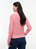 Pink Fine Cable Knit Jumper  Women