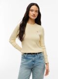 Yellow Fine Cable Knit Jumper  Women