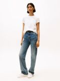 White Logo Crew Neck T-Shirt  Women