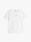 White Logo Crew Neck T-Shirt  Women