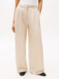 Beige Relaxed Straight Leg Pants  Women