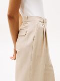 Beige Relaxed Straight Leg Pants  Women