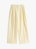 Yellow Relaxed Straight Leg Pants  Women