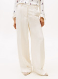 Multi Wide Leg Trousers With Linen  Women