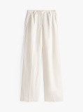 Multi Wide Leg Trousers With Linen  Women