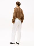 White Relaxed Straight Leg Chinos  Women