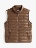 Brown Ultra Light Down Mock Neck Gilet  Women