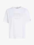 White Logo T-Shirt  Women
