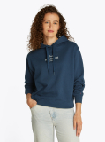 Blue Logo Embroidery Hoody  Women