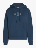Blue Logo Embroidery Hoody  Women