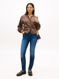 Blue Mid Rise Slim Fit Jeans  Women