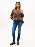 Blue Mid Rise Slim Fit Jeans  Women