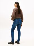 Blue Mid Rise Slim Fit Jeans  Women