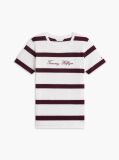 Multi Logo Embroidery Crew Neck T-Shirt  Women