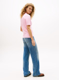 Pink Regular Fit Logo Embroidery Polo Shirt  Women