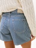 Multi Ριγέ Εβαζέ Denim Σορτς  Γυναίκες