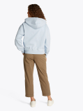 Μπλε Hoody Με Κεντητό Σημαιάκι Σε Αντίθεση  Γυναίκες