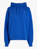 Blue Contrast Hilfiger Flag Embroidery Hoody  Women