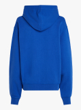 Blue Contrast Hilfiger Flag Embroidery Hoody  Women