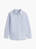 Blue Relaxed Fit Oxford Shirt  Women