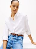 White Relaxed Fit Oxford Shirt  Women