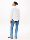 White Relaxed Fit Oxford Shirt  Women