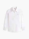 White Relaxed Fit Oxford Shirt  Women