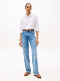 White Relaxed Fit Oxford Shirt  Women