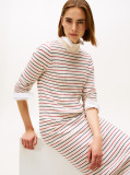 Multi Cable Knit Midi Jumper Dress With Cashmere  Women