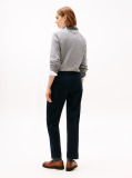 Μπλε Κοτλέ Παντελόνι Σε Slim Ίσια Γραμμή  Γυναίκες