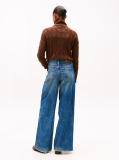 Blue 70s High Rise Wide Leg Jeans  Women