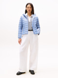 Blue Down Regular Hooded Jacket  Women