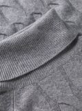 Grey Cable Knit Soft Wool Relaxed Jumper  Women