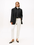 Γκρι Μάλλινο Oversized Blazer  Γυναίκες